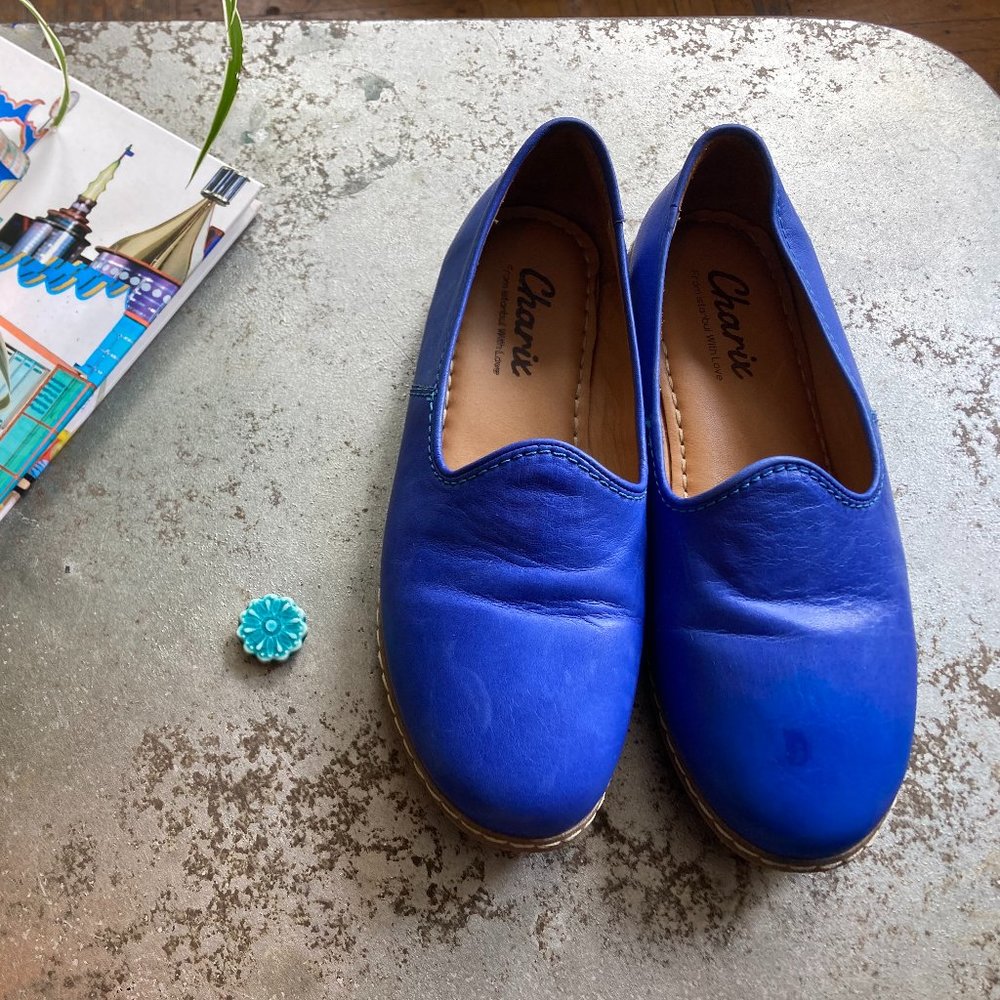 Charix Flats in Cobalt